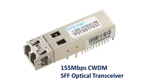 155Mbps CWDM SFF 光收發器