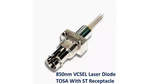 850nm VCSEL雷射二極體TOSA，附ST插座產品圖